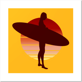 Surfer Posters and Art